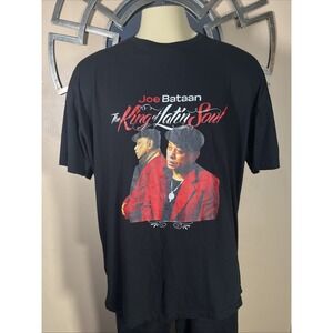 Joe Bataan The King Of‎ Vinyl Tshirt Black 2XL